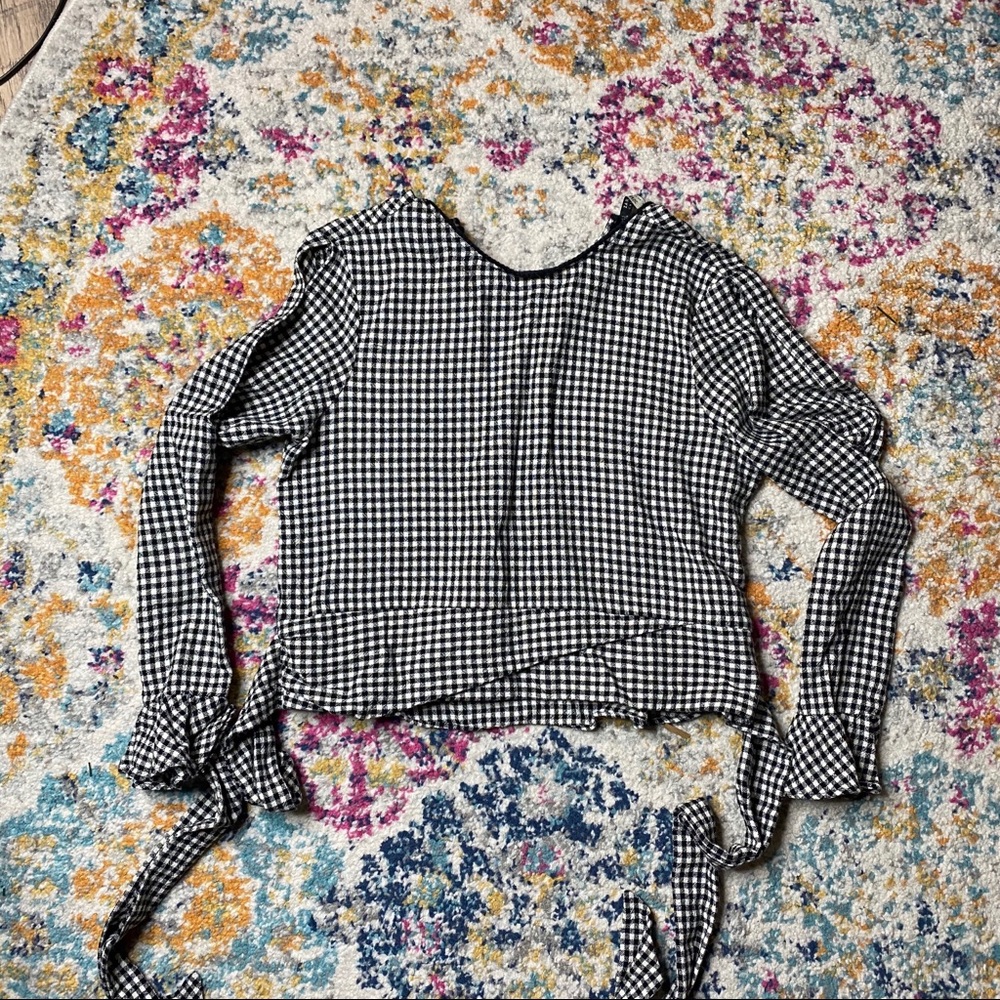 Liked New Zara Black Bow Top - Picture 5 of 8